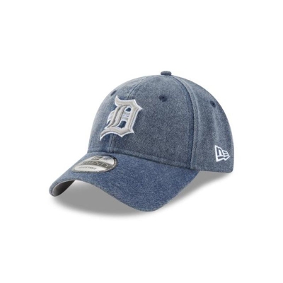 Detroit Tigers Gorra | New Era MLB Rugged Heather 9twenty Adjustable Cap Mexico - Azules